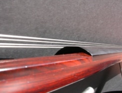 electric cello fingerboard